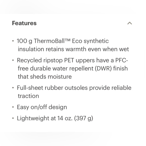 The North Face 4 Youth Thermoball Traction Booties Slippers in Camo Green - Picture 11 of 11